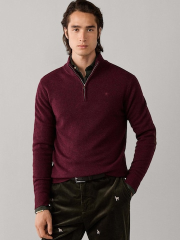 Hackett London Pullover in Rot: Vorderseite