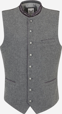 Gilet folklorique 'Fabricio' STOCKERPOINT en gris : devant