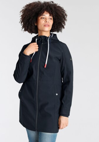 POLARINO Outdoor Coat in Blue: front