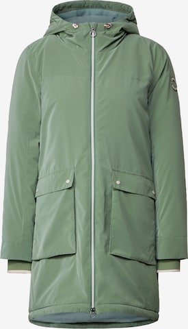 STREET ONE Funkcionalna jakna | zelena barva: sprednja stran
