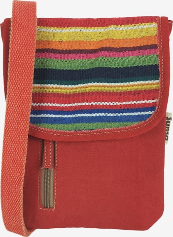 Sunsa Umhängetasche 'Sunsa' in Rot: Vorderseite