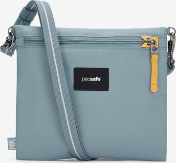 Borsa a tracolla 'Go' di Pacsafe in blu: frontale