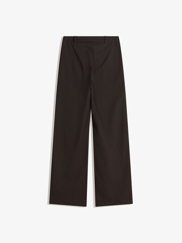 Wide Leg Pantalon Bershka en marron