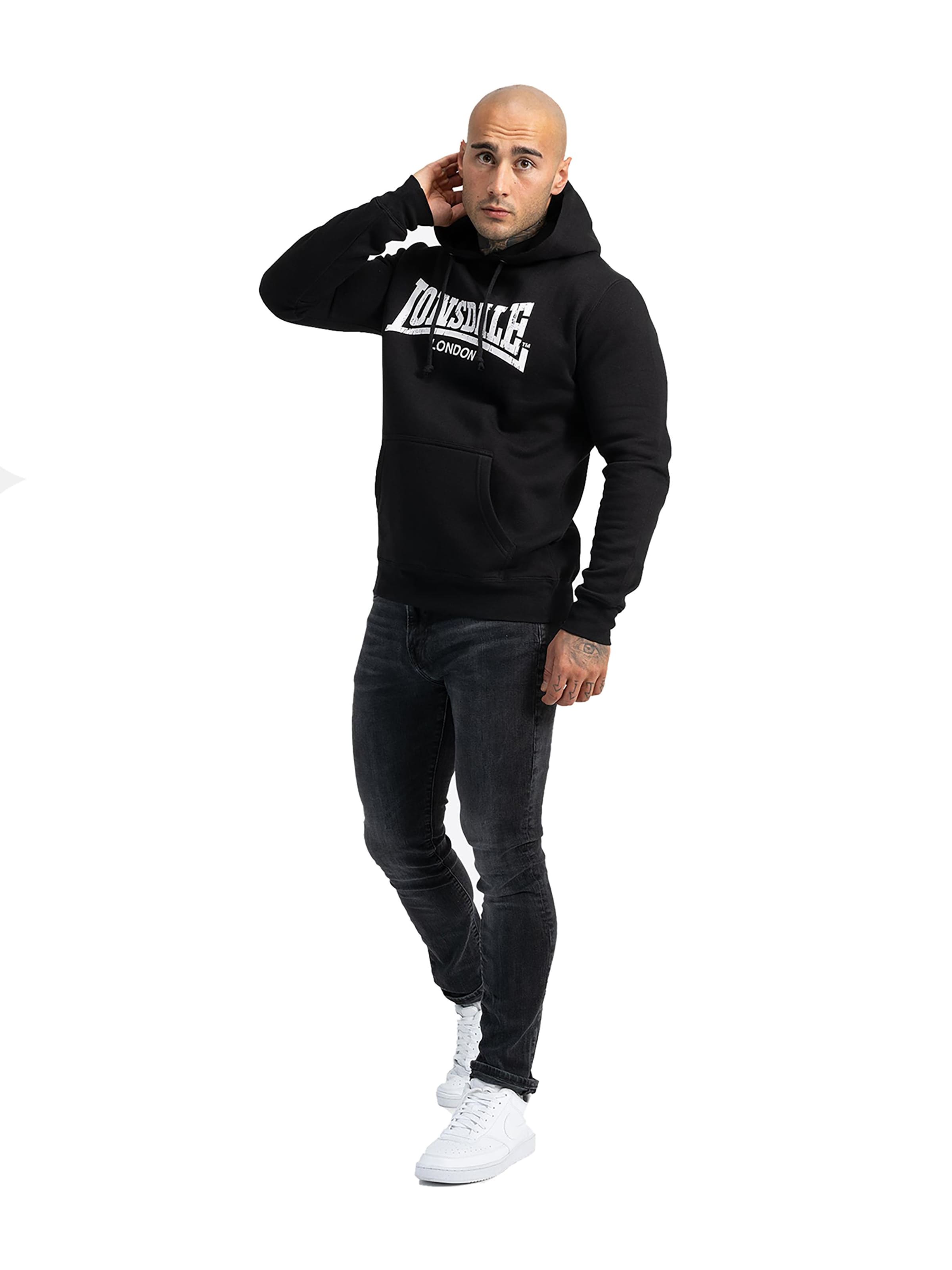 LONSDALE Bluzka sportowa 'Wolterton' w kolorze czarny