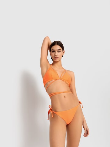 LSCN by LASCANA - Triángulo Top de bikini 'Gina' en naranja