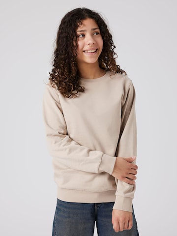 TWO SOON Sweatshirt i beige: forside