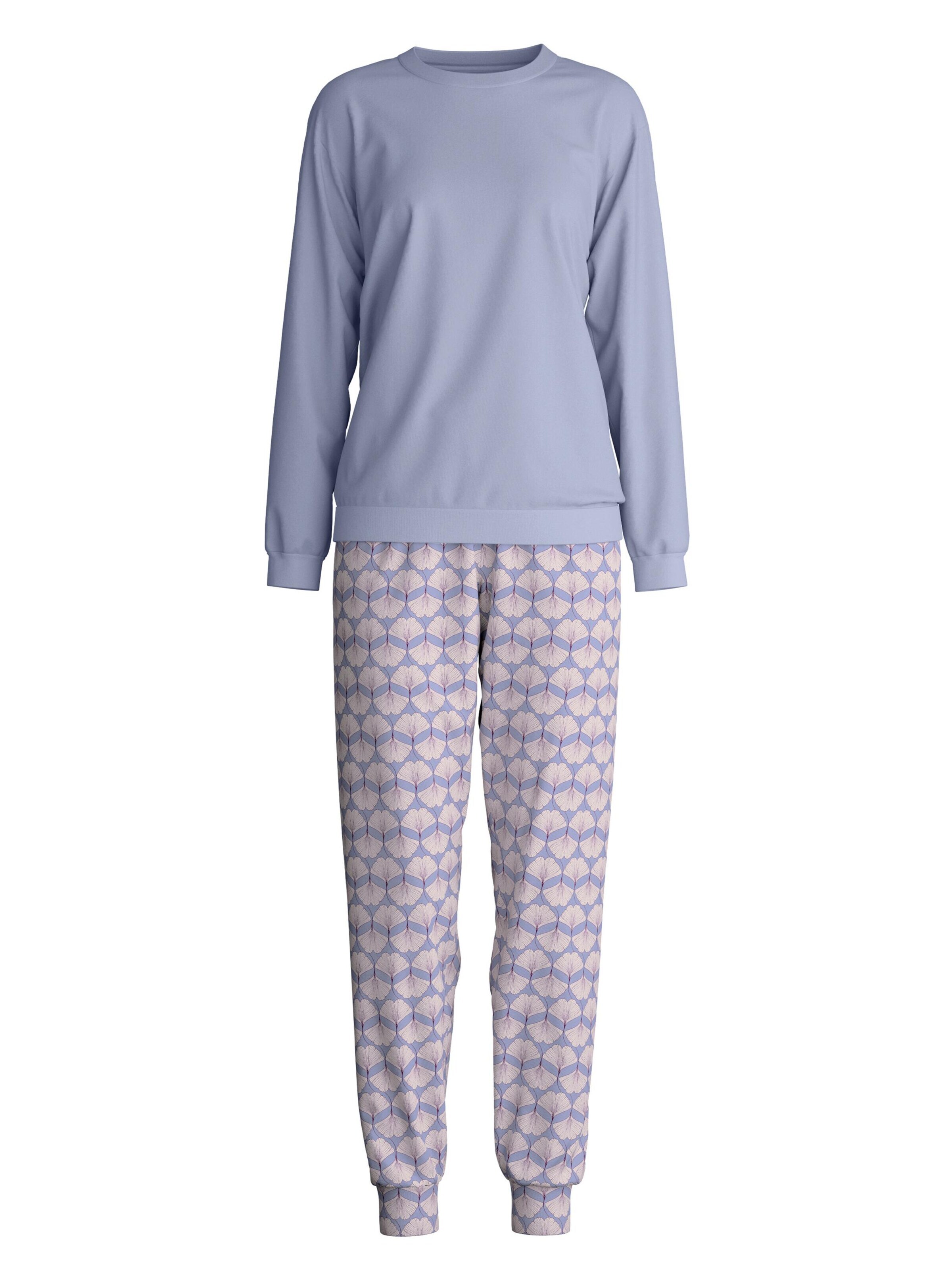 CALIDA Pyjama 'Nightwear Xtra'‌‌‌‌‌‌‌ in Grau: Vorderseite