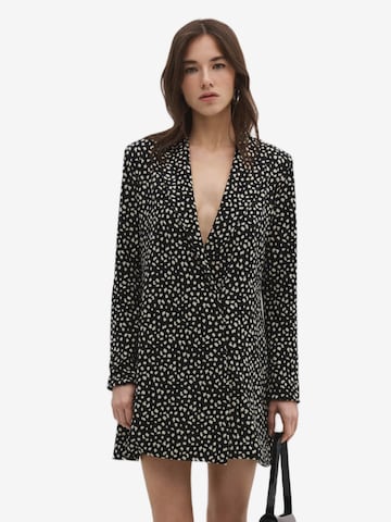 Robe-chemise No Matter What en noir : devant