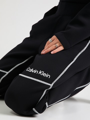 Calvin Klein Sport Tapered Workout Pants in Black