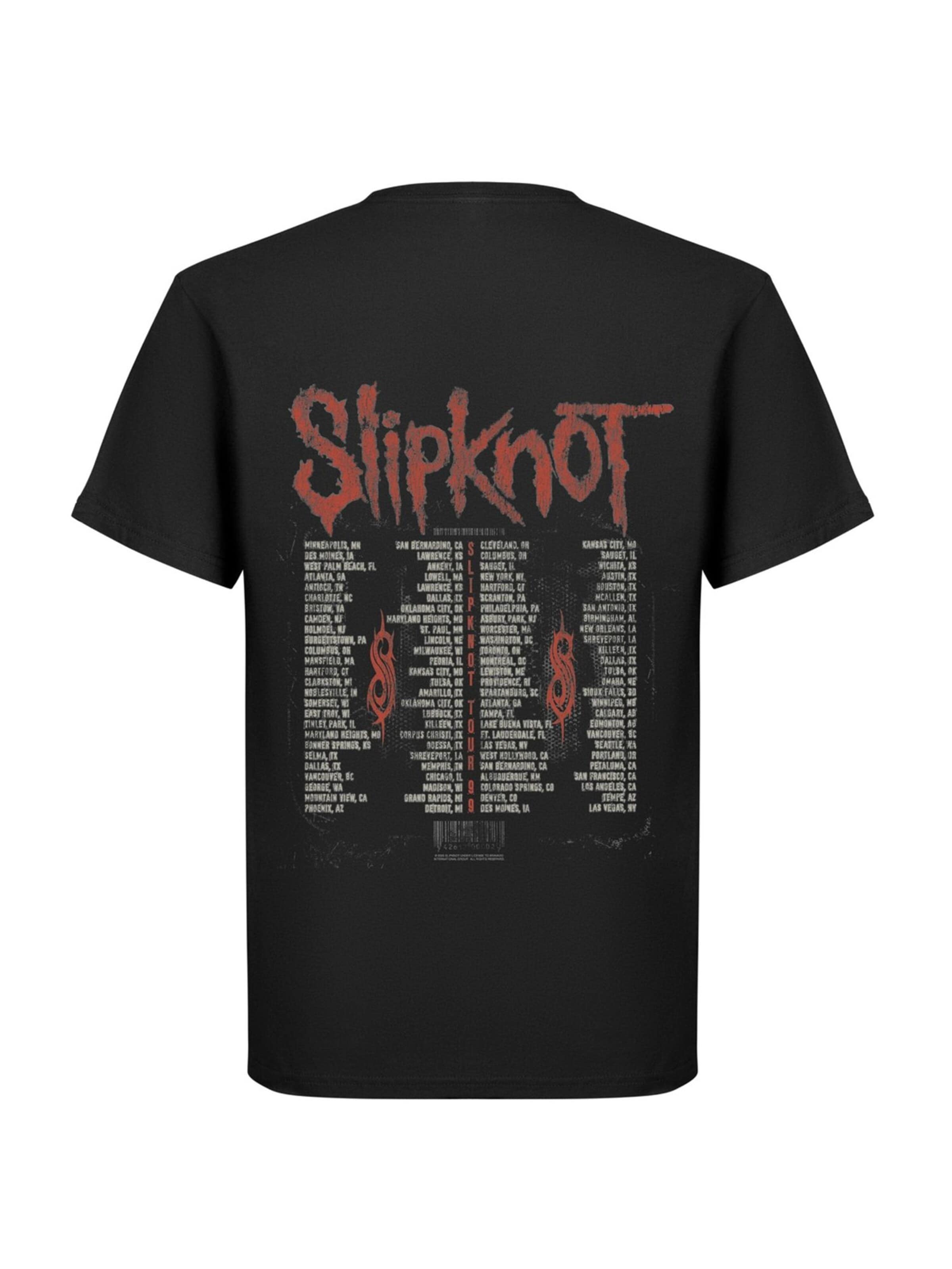 Maglietta 'Slipknot Tour' di SLIPKNOT in nero