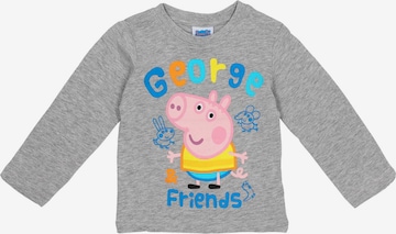 Peppa Pig Shirt in Grau: Vorderseite