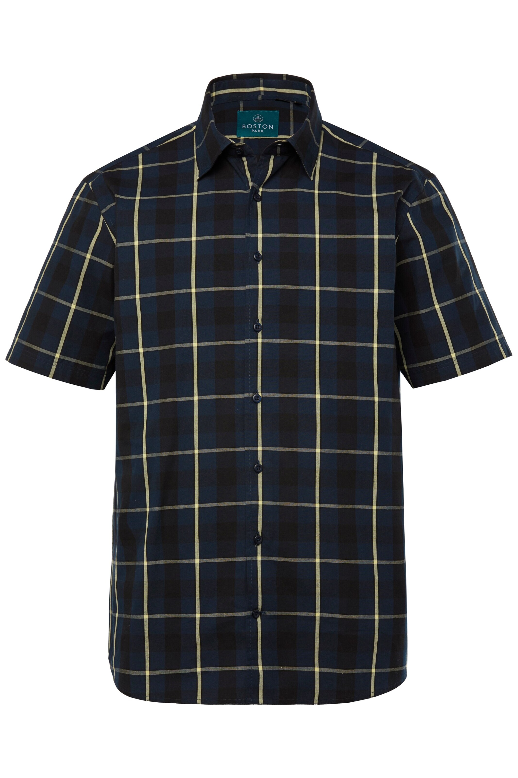 Boston Park Comfort fit Overhemd in Blauw: voorkant