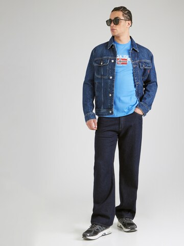 T-Shirt 'S-AYLMER' NAPAPIJRI en bleu