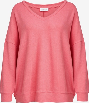 Cotton Candy Sweatshirt 'ZOLI' in Pink: predná strana