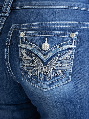 Bootcut Jean 'D1073 Jeans Mid-Rise Bootcut' Miss Me en bleu