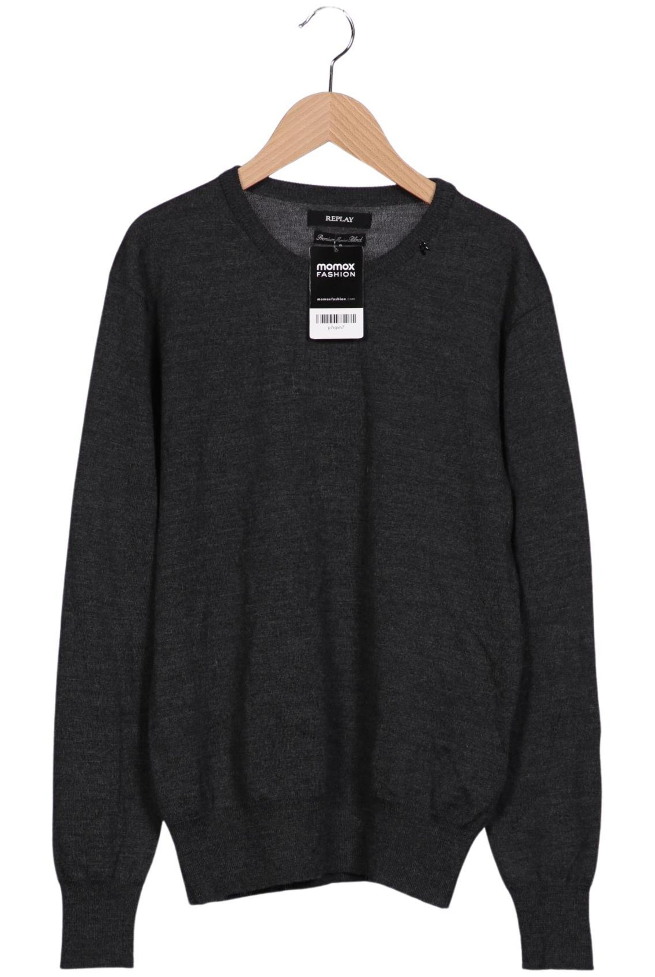 REPLAY Pullover L in Grau: Vorderseite