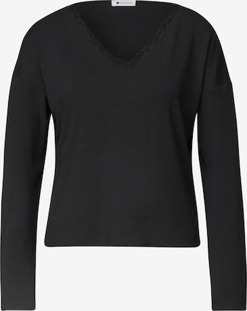 STREET ONE Shirts i sort: forside