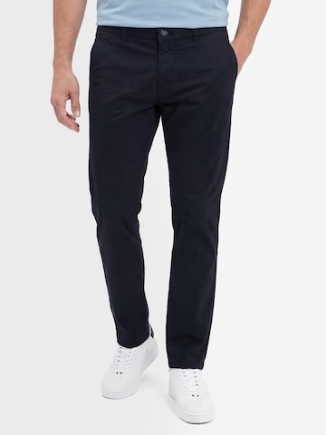 Regular Pantalon chino Nils Sundström en bleu : devant