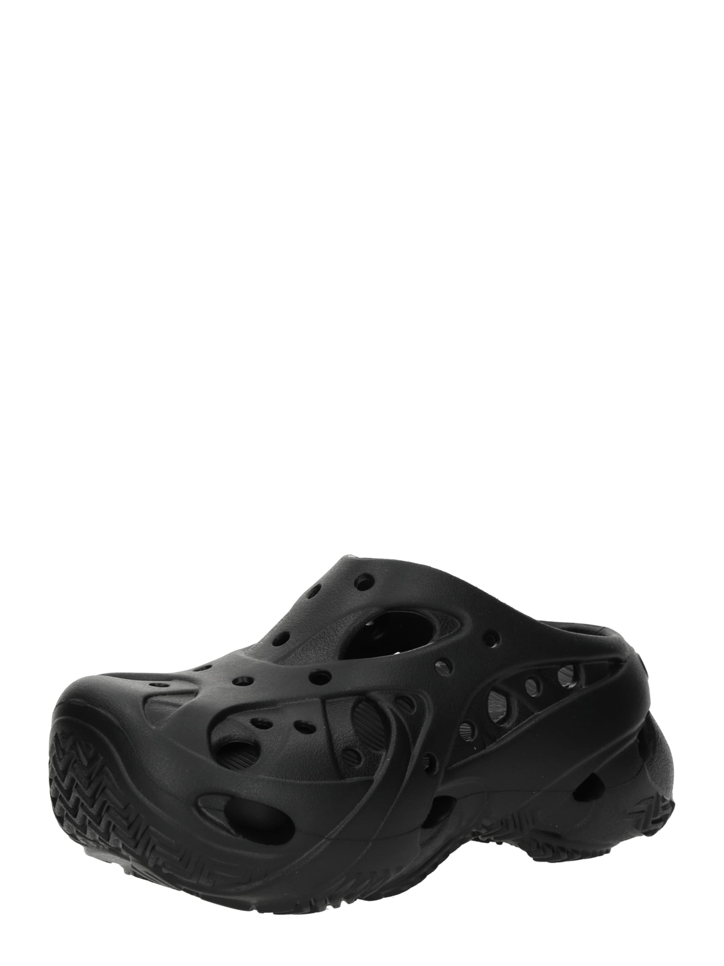 Clogs di Crocs in nero: frontale