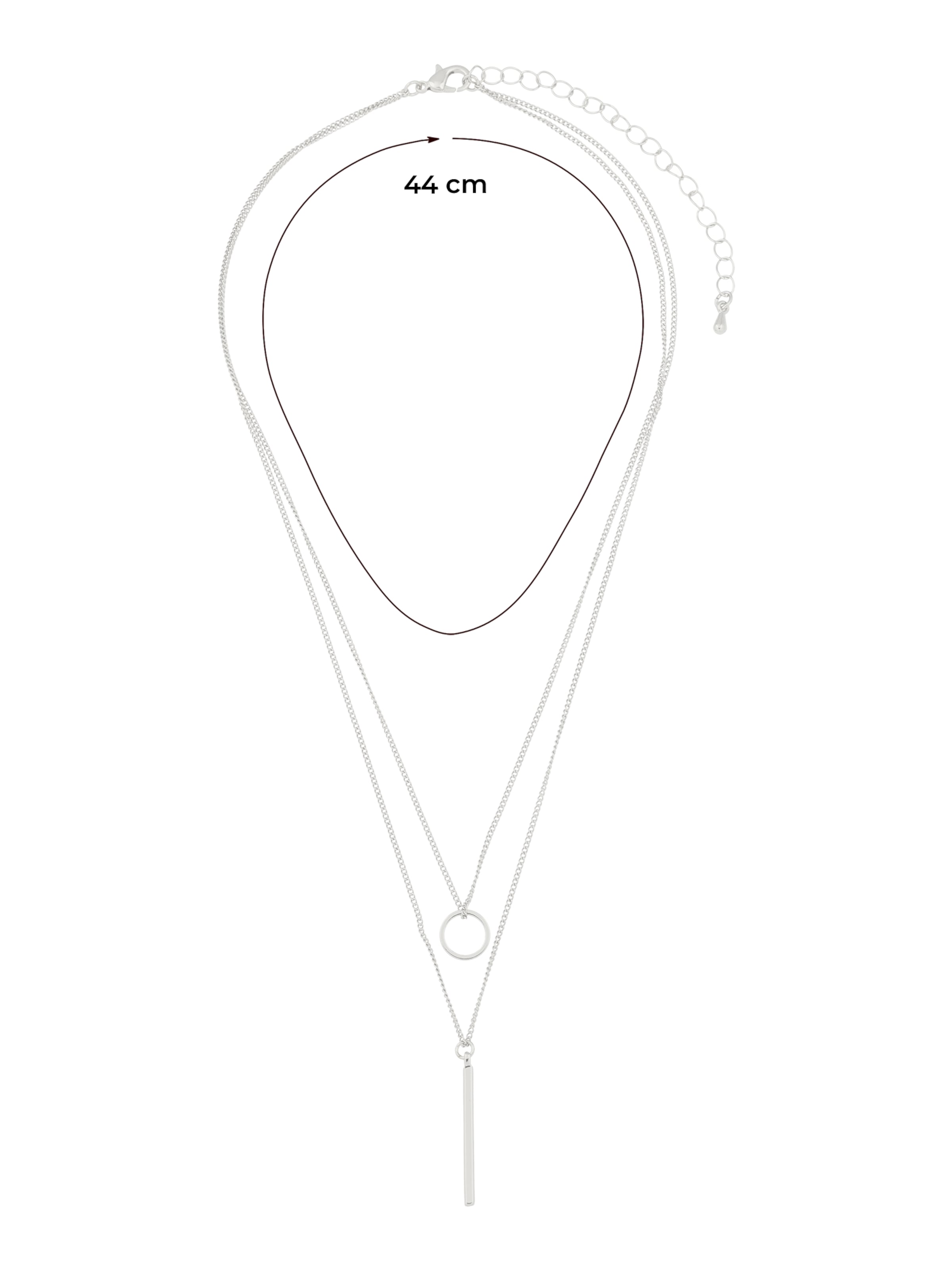 ABOUT YOU Цепочка 'Madlen' в Серебристый