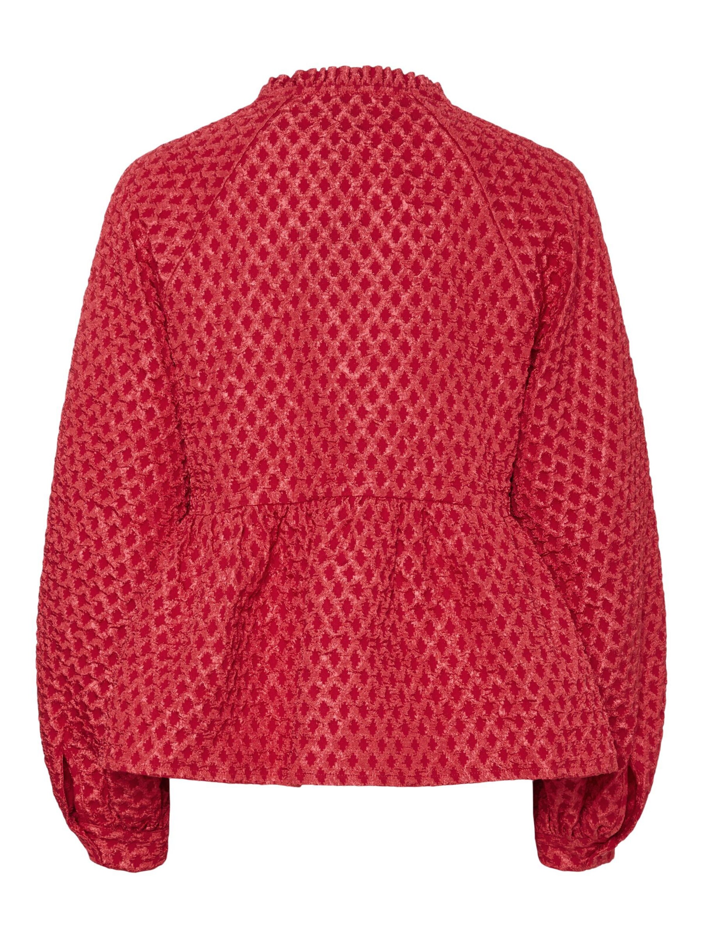 Chemisier 'NIBE' PIECES en rouge