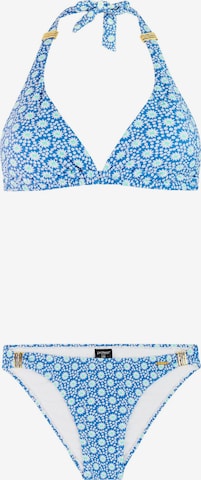 PROTEST Triangel Bikini 'PRTLina' in Blauw: voorkant