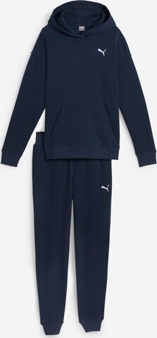 PUMA Trainingspak in Blauw: voorkant