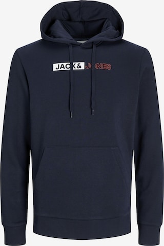 Felpa 'JJECorp' di Jack & Jones Plus in blu: frontale