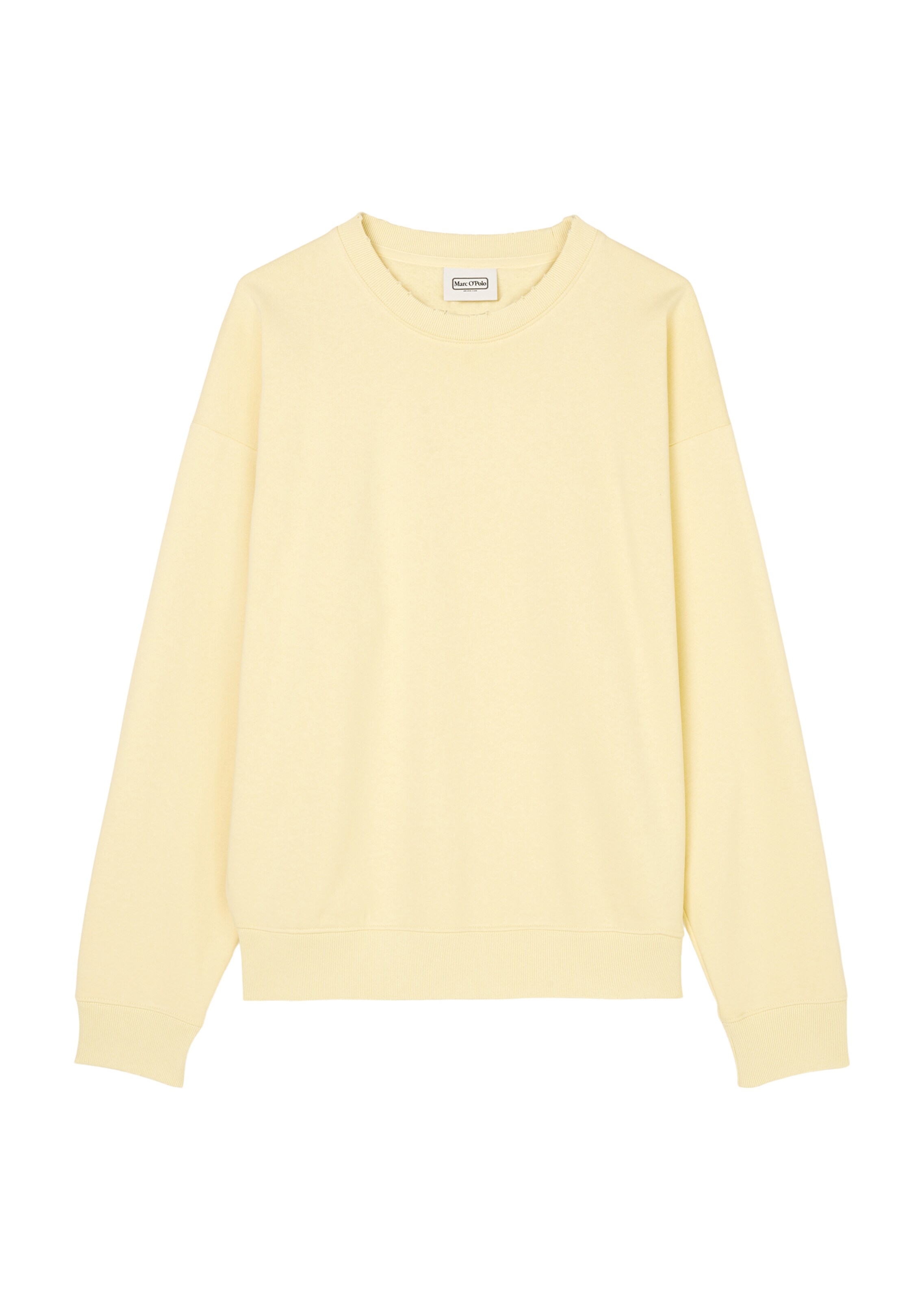 Frauen Sweat Marc O'Polo Sweatshirt 'ARCHIVE CODE' in Gelb - SO17431