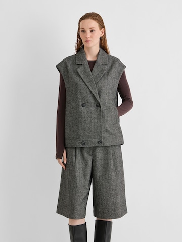 ROUGE EDIT Gilet in Zwart: voorkant