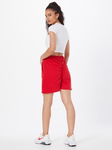 Public Desire Loosefit Broek in Rood