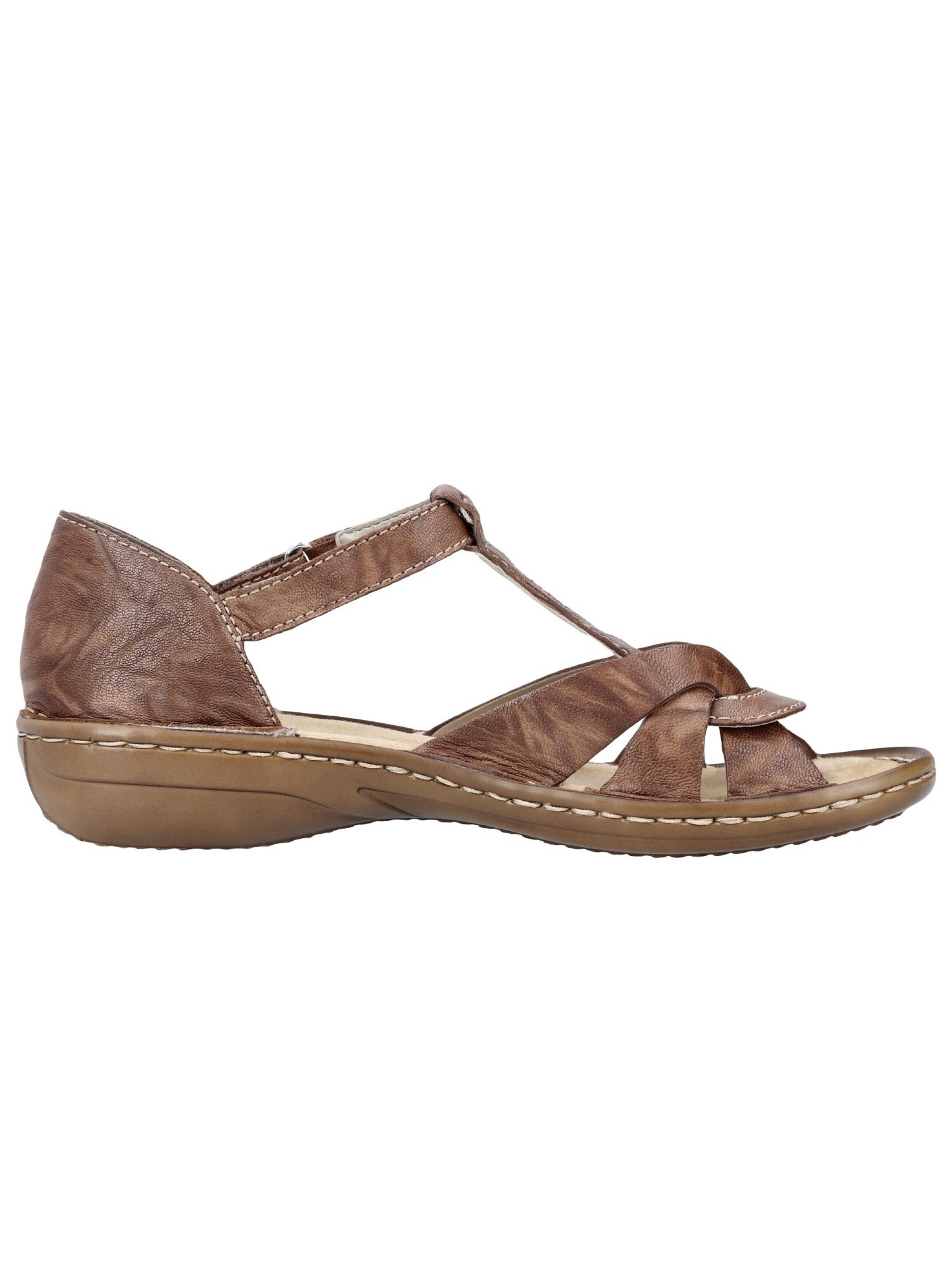 Frauen Sandalen RIEKER Sandale in Braun - QW19616 Frauen Sandalen RIEKER Sandale in Braun - QW19616