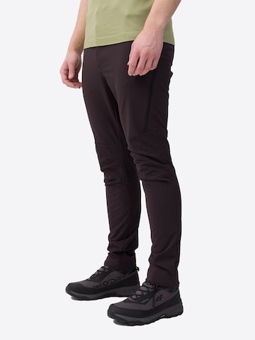 regular Pantaloni per outdoor di 4F in marrone: frontale