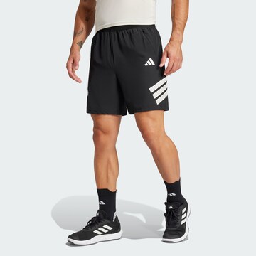 ADIDAS PERFORMANCE Regular Sports trousers in Black: front