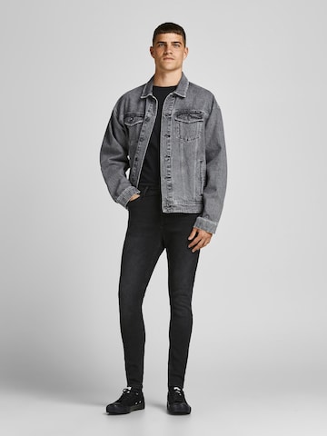 Skinny Jeans 'Pete' de la JACK & JONES pe negru