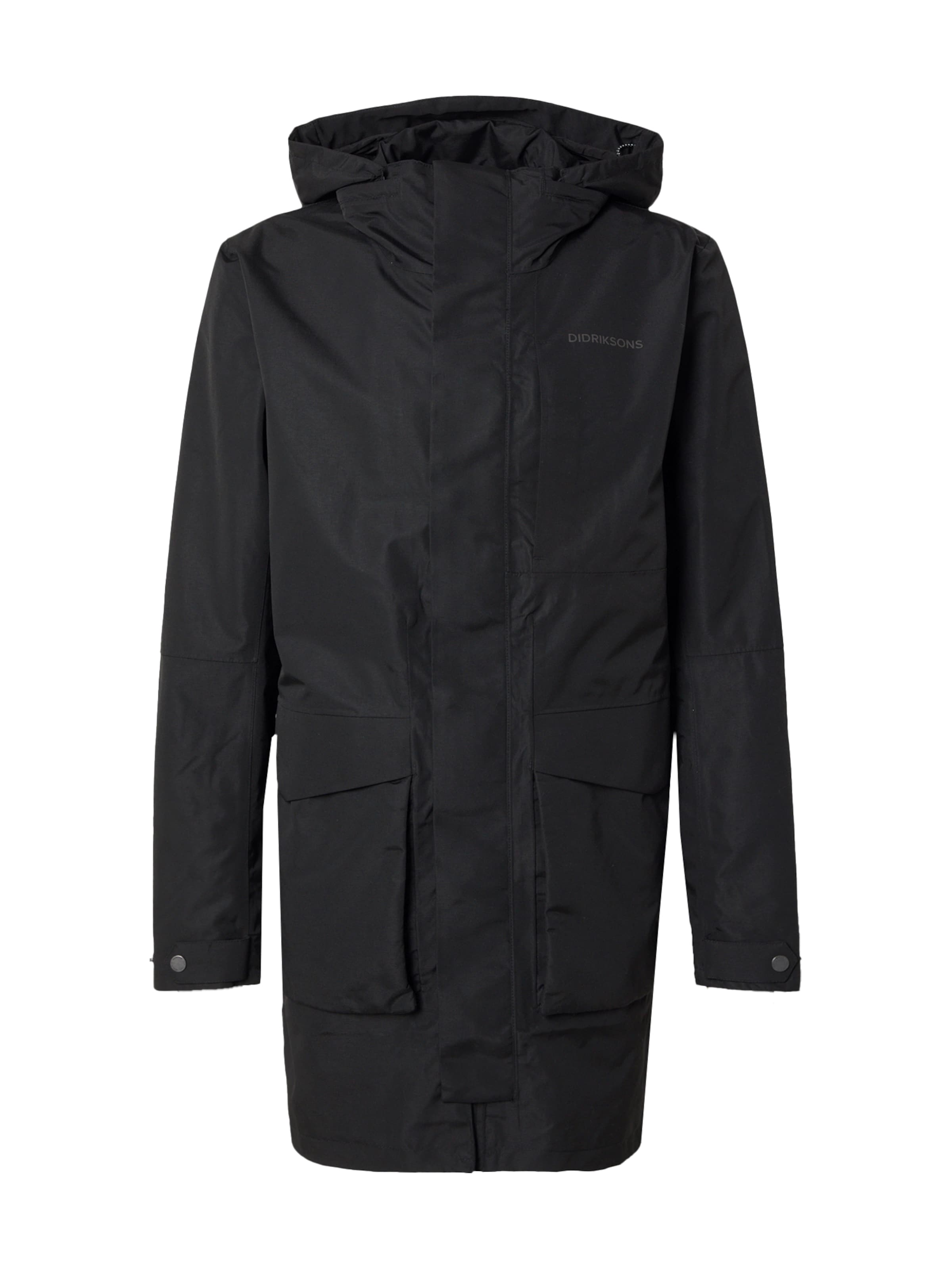 juoda Didriksons Laisvalaikio striukė 'Andreas': priekis