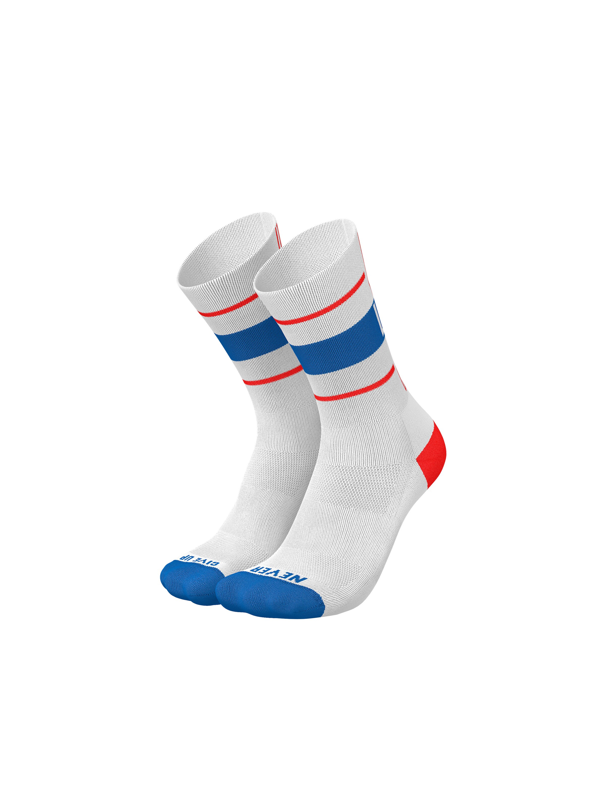 INCYLENCE Athletic Socks 'MOTTO RUNNING' in Blue