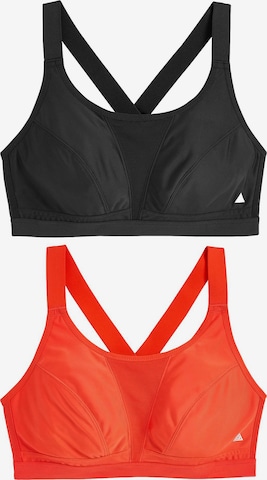 Next Bustier Urheilurintaliivit värissä punainen: etupuoli