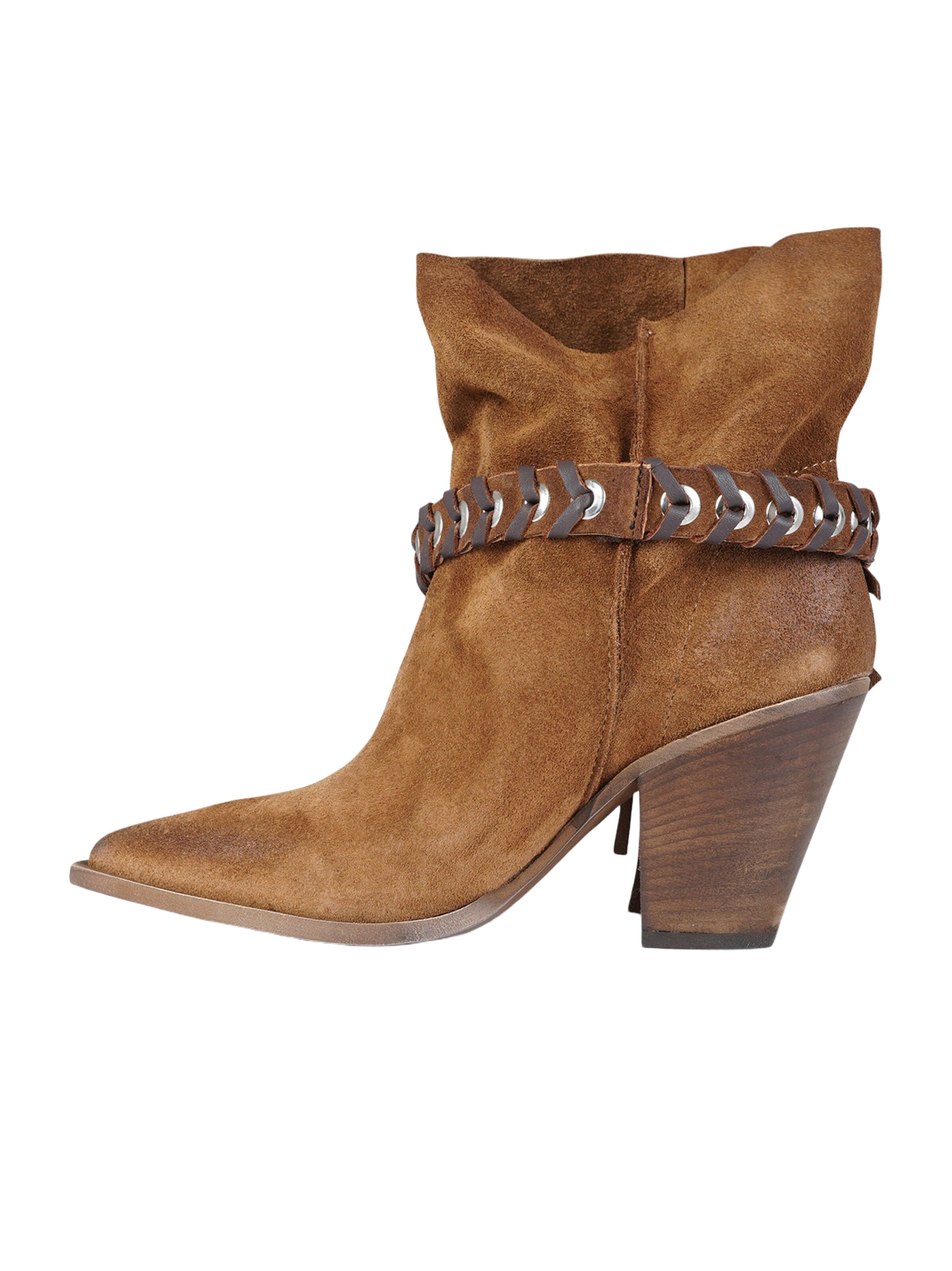 Ankle boots di ZOÉ in beige: frontale