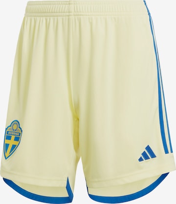 ADIDAS PERFORMANCE Loosefit Sporthose 'Schweden Frauenteam 23' in Gelb: predná strana