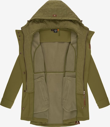 Manteau fonctionnel 'Ybela' Ragwear en vert