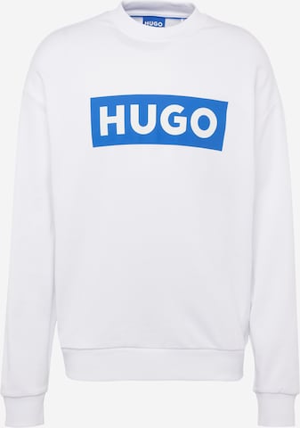 HUGO Blue Collegepaita 'Niero' värissä valkoinen: edessä