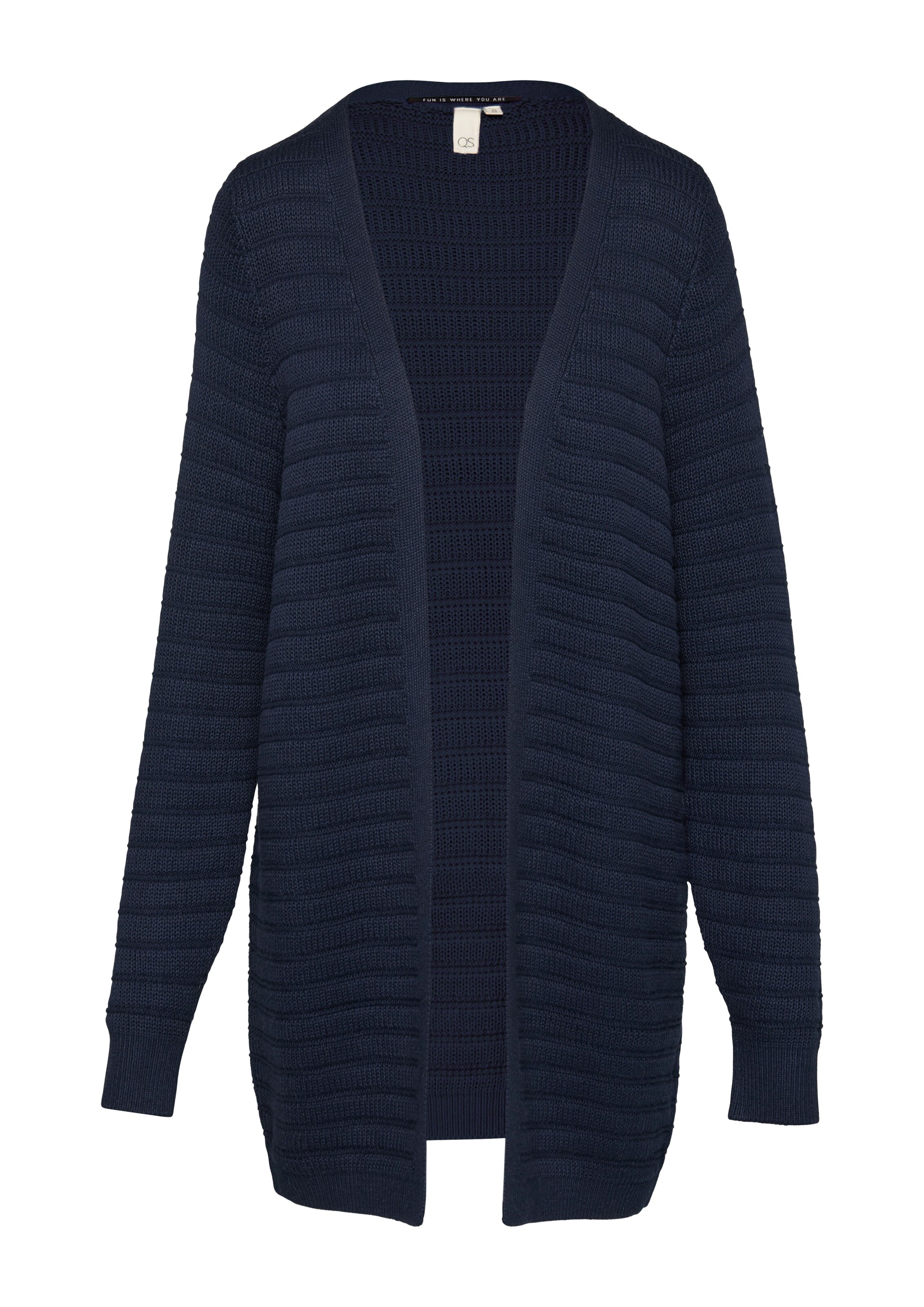 QS Neuletakki värissä sininen: etupuoli