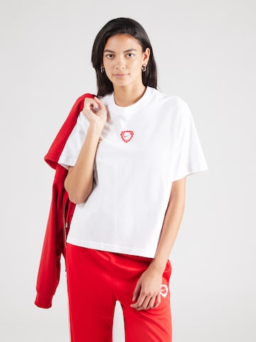 Nike Sportswear Тениска в бяло: отпред