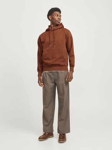 JACK & JONES Sweatshirt in Braun
