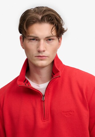 Superdry & Co Sweatshirt 'Essential Serif' in Rood
