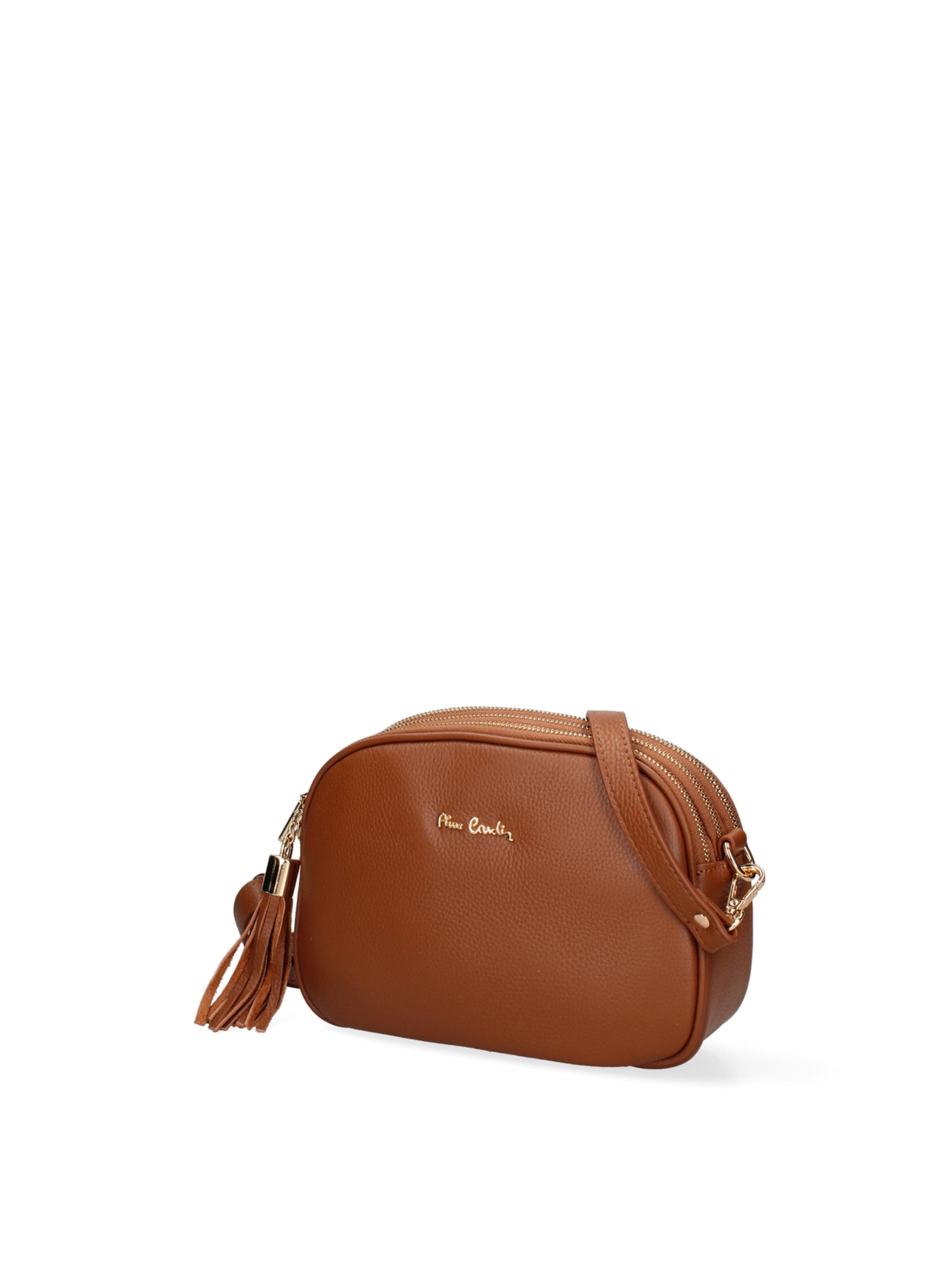 PIERRE CARDIN Schultertasche in Braun: Vorderseite