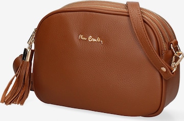 Sac bandoulière PIERRE CARDIN en marron : devant