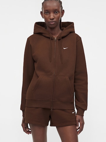 Nike Sportswear Sweatjacka 'Studio' i brun