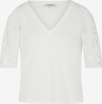 Morgan Shirts 'PALM' i hvid: forside